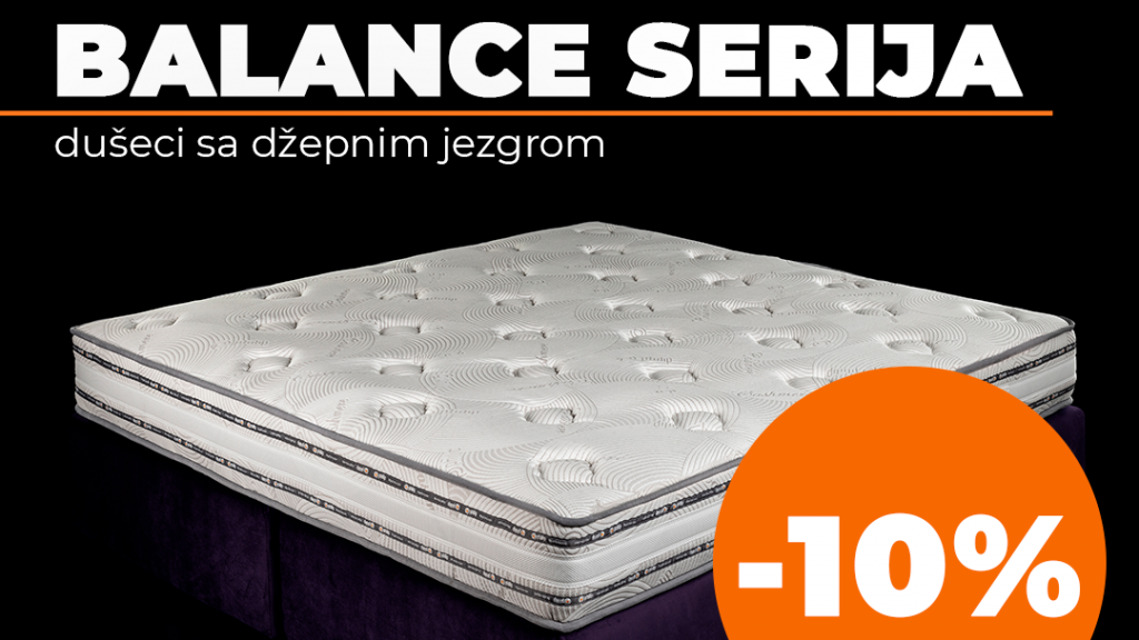 Balance dušeci sa džepnim jezgrom akcija 10% popusta